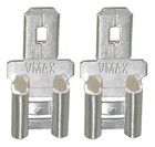 Qty50 F2 To F1 Tin Plated Gel Battery Terminal Adapter 0 250 To 0 187