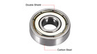 2pcs 608z Steel Ball Bearing Shielded Bearings Deep Groove 8x22x7mm 