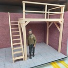 Loft Kit 1 10 Scale Garage Display Diorama Accessory