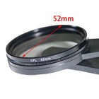 52mm Cpl Phone Camera Lens For Most Smartphones Clip On Cellphone Cpl Filter