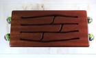 Tamboa Wood Tongue Drum Slit Drum 6 Note With 4 Sticks Handcrafted Nice Tone