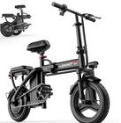 Electric Bike For Adults Teens 749w Peak Folding Ebike  25mph   25miles 48v 15a