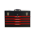 20in Portable Tool Box 4 Drawers Tool Chest Metal Tool Storage Cabinet Organizer