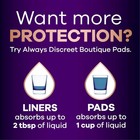 Always Discreet Boutique Incontinence Panty Liners For Bladder Leak  Size 2  96
