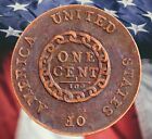 1793 Flowing Hair America Without Periods Chain Rev Coin Modern Restrike Medal