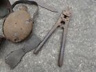 German Ww1 Original Lot Relic Bugle Wire Cutter Ammo Pouch Canteen