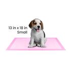 100 Pet Pads For Dogs Ultra-absorbent Puppy Training Underpad Scented Pink Small