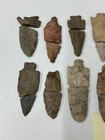 Lot Of Damaged Field Grade Tennessee Arrowheads Artifact Blade Knife Spear  5