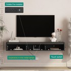 69  Floating Tv Stand For Tvs Up To 80 Inch wall Mounted Entertainment Center