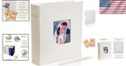 Linen Handmade Photo Album  200 Pockets With Writing Space For Weddings   Events