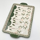 Temp-tations Old World Green Baking Tray Joy Faith Family Love Peace Believe