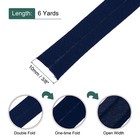 3 8 Inch Double Fold Bias Tape Continuous Bulk Bias Tape Navy Blue 6 Yards