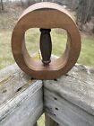 Vintage Antique Wood Hat Mold Millinery Primitive Shop Adjustable Wooden 6 3 4