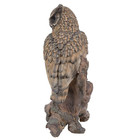 Pacific Giftware Realistic Looking Eagle Owl Perched On Stump Statue Gallery    