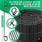 6 Inch X 1 000pc Double Loop Rebar Wire Ties  16 Gauge Soft Annealed  Simbasteel