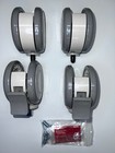 New Arjo Maxi 500 Complete Set Of Four Casters  two Front And Two Rear Braking 