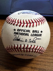Richie Ashburn 3 Signed Autographed Onl Baseball   Phillies   Hof 