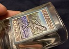 Souvenir Le Claire Iowa River Eagle  Whisky Shot Glass Jigger Used 2 1 2    Tall