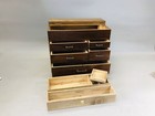 Y6801 Tansu Wooden Chest Of Drawers Sewing  Needle Case Japan Antique Interior