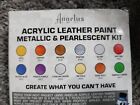 Angelus Acrylic Leather Paint  Metallic   Pearlescent Kit  12ct