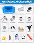 Shop Air Line Kit  3 4 Inch X 200ft Compressed Air Piping System