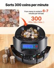 Vevor Usd Coin Sorter Coin Counter Wrapper And Roller 300 Coins min Lcd Display