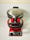 Waring Pro Wmk400 Series Belgian Waffle Maker Restaurant Style Rare Red Color