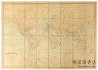 1906 Antique French World Map Henry Barrere Paris Large Color 100x137cm