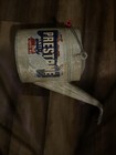 Vintage 1930s-40s Large Metal Prestone Anti- Freeze Can With Spout