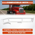 Chrome Dashboard Trim Dash Insert Rh For Freightliner Century Columbia Coronado
