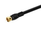 Monoprice 10ft Rg6  18awg  75ohm  Quad Shield  Cl2 Coaxial Cable - Black