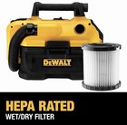 Dewalt 20v Max Cordless Shop Vac Wet Dry Vacuum Cleaner Portable 2 Gallon Wet