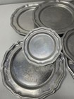 Set Of 7 Rwp Wilton Armetale Pewter Queen Anne 10    5 Dinner 2 Small 7    Plates 