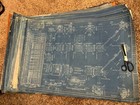Vintage Steel Structure Blueprint Original From 1947  36 x24   Only One Sheet