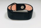 Fitbit Alta Hr Fitness Tracker Black With Pink Perforated Sport Silicone Band