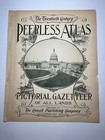 1895 Oklahoma indian Territories texas State Map 1903 Peerless Atlas See Descrip