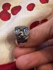 Euc      Harley Davidson Bar   Shield Double Eagle Men s Ring Sz 12 5