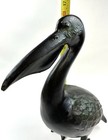     antique 19thc Japanese Meiji Period Bronze Pelican Large Statue Vintage