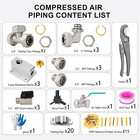 3 4     100 Ft Shop Air Line Kit  Rapid Air System 3 4 Inch Hdpe-aluminum