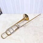 Bach Stradivarius 36b Tenor Bass Trombone Professional Used With Case Mouthpiece