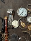 Vintage Lot Of Assorted Watches  Mixed Styles  Watch Faces For Parts Repair  3 