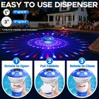 Solar Chlorine Floater rgb Lights buttons Control Floating Chlorine Dispenser