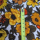 Vintage Retro Floral Fabric Lot     8 Pieces     Approximately 6 Yards Total
