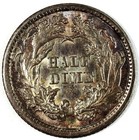 1861 P Seated Liberty Silver Half Dime        Great Example        Great For Sets 147