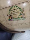 Rare Vintage Antique Rand Mcnally Terrestrial World Globe Depression Glass Stand