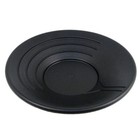 Asr Outdoor 14  Inch Black Riffled Gold Panning Pan For Mining Prospecting
