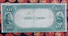 1882 Db Lowry National Bank Note Atlanta Ga  10 Ch  5318 Blue Seal Rare   