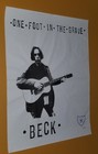 Beck Original 94  One Foot In The Grave Rare Scarce Promo Only Poster K Records 