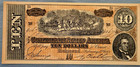 Lot Of 3 Confederate States Of America Bills  10  5  1 Whitman Series Currency