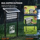 Solar Bug Zapper Outdoor Cordless Fly Trap Insect Zapper 4500v Mosquito Zapper